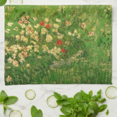 Vincent van Gogh - De tuin van Daubigny Theedoek (Gevouwen)