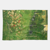 Vincent van Gogh - De tuin van Daubigny Theedoek (Horizontaal)