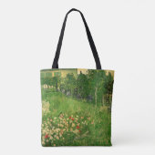 Vincent van Gogh - De tuin van Daubigny Tote Bag (Achterkant)