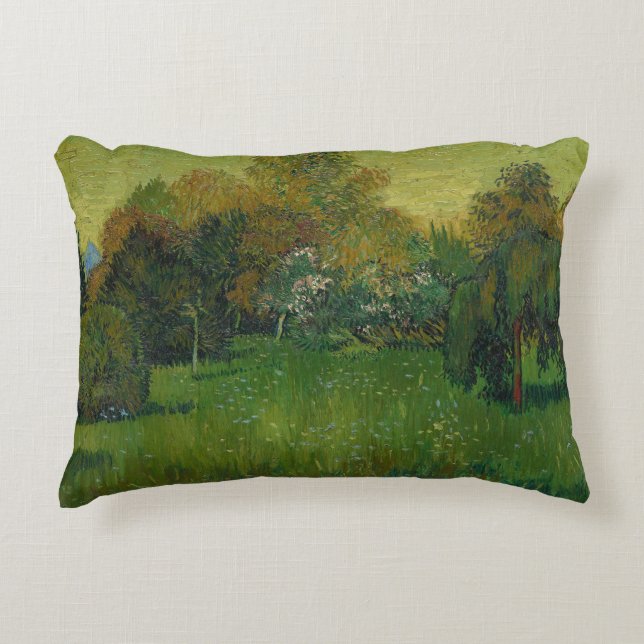 Vincent van Gogh - De tuin van de dichter Accent Kussen (Voorkant)