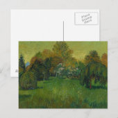 Vincent van Gogh - De tuin van de dichter Briefkaart (Voorkant / Achterkant)