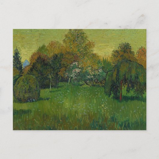 Vincent van Gogh - De tuin van de dichter Briefkaart (Voorkant)