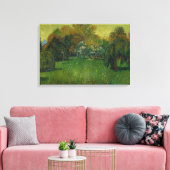 Vincent van Gogh - De tuin van de dichter Canvas Afdruk (Insitu (Woonkamer))