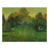 Vincent van Gogh - De tuin van de dichter Foto Afdruk (Voorkant)