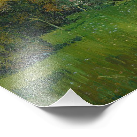 Vincent van Gogh - De tuin van de dichter Foto Afdruk (Hoek)