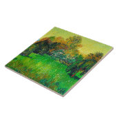 Vincent van Gogh, De tuin van de dichter, Tegeltje (Zijkant)