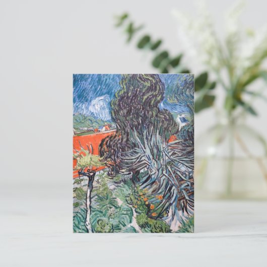 Vincent van Gogh - De tuin van dokter Gachet Briefkaart (Staand voorkant)
