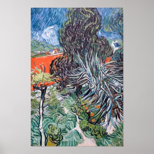 Vincent van Gogh - De tuin van dokter Gachet Poster (Voorkant)
