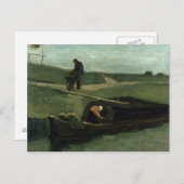Vincent van Gogh | De turfboat, 1883 Briefkaart (Voorkant / Achterkant)