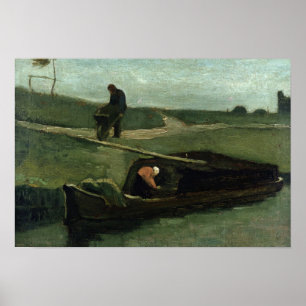 Vincent van Gogh De turfboat, 1883 Poster