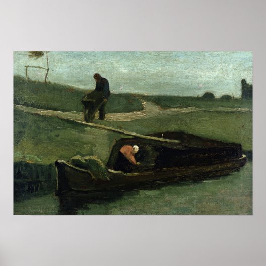 Vincent van Gogh | De turfboat, 1883 Poster (Voorkant)