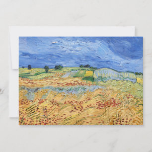 Vincent van Gogh - De velden / Tarwevelden Bedankkaart