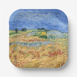 Vincent van Gogh - De velden / Tarwevelden Papieren Bordje