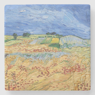 Vincent van Gogh - De velden / Tarwevelden Stenen Onderzetter