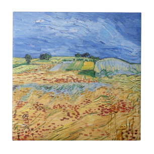 Vincent van Gogh - De velden / Tarwevelden Tegeltje