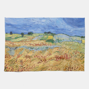 Vincent van Gogh - De velden / Tarwevelden Theedoek