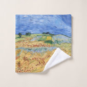 Vincent van Gogh - De velden / Vlakte bij Auvers Bad Handdoek (Wasdoekje)