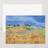 Vincent van Gogh - De velden / Vlakte bij Auvers Bedankkaart (Voorkant / Achterkant)