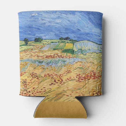 Vincent van Gogh - De velden / Vlakte bij Auvers Blikjeskoeler (Achterkant)