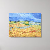 Vincent van Gogh - De velden / Vlakte bij Auvers Canvas Afdruk (Voorkant)