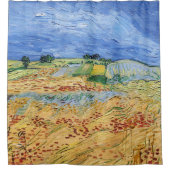 Vincent van Gogh - De velden / Vlakte bij Auvers Douchegordijn (Voorkant)
