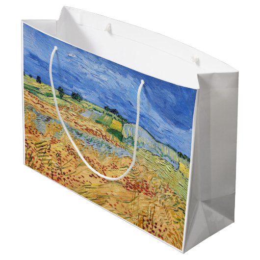 Vincent van Gogh - De velden / Vlakte bij Auvers Groot Cadeauzakje (Achterkant Gekanteld)