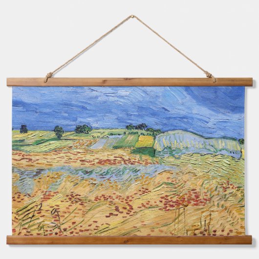 Vincent van Gogh - De velden / Vlakte bij Auvers Hangend Wandkleed (Voorkant)