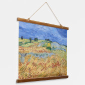 Vincent van Gogh - De velden / Vlakte bij Auvers Hangend Wandkleed (Gebogen)