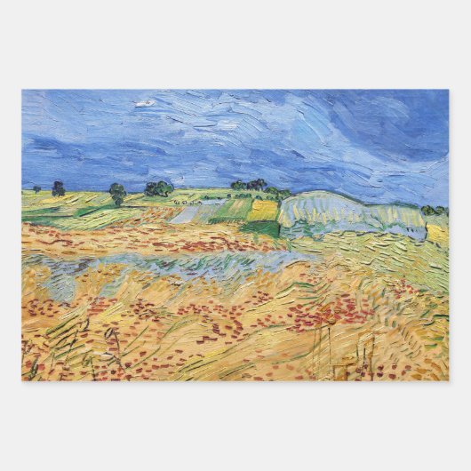 Vincent van Gogh - De velden / Vlakte bij Auvers Inpakpapier Vel (Voorkant)