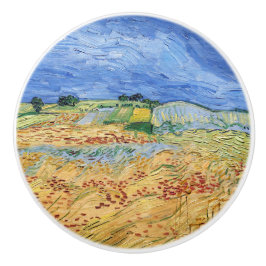 Vincent van Gogh - De velden / Vlakte bij Auvers Keramische Knop