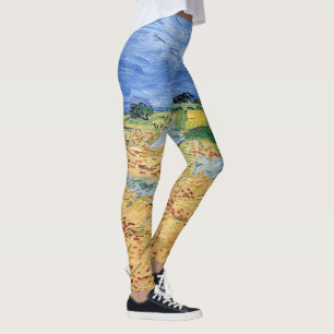 Vincent van Gogh - De velden / Vlakte bij Auvers Leggings