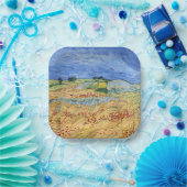 Vincent van Gogh - De velden / Vlakte bij Auvers Papieren Bordje (Feest)