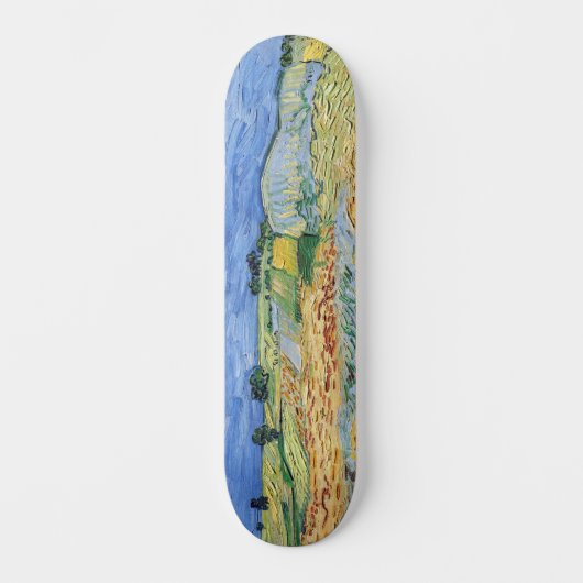 Vincent van Gogh - De velden / Vlakte bij Auvers Persoonlijk Skateboard (Voorkant)