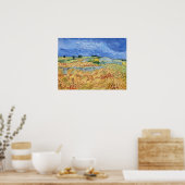 Vincent van Gogh - De velden / Vlakte bij Auvers Poster (Keuken)
