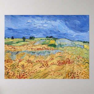 Vincent van Gogh - De velden / Vlakte bij Auvers Poster