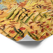 Vincent van Gogh - De velden / Vlakte bij Auvers Poster (Hoek)