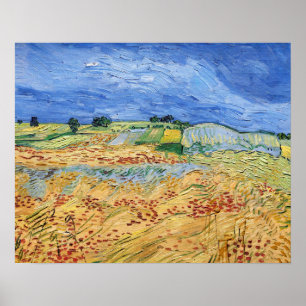 Vincent van Gogh - De velden / Vlakte bij Auvers Poster