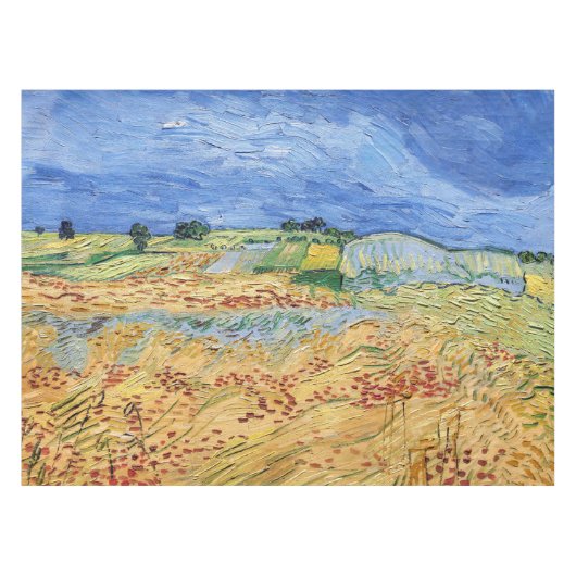 Vincent van Gogh - De velden / Vlakte bij Auvers Tafelkleed (Voorkant (Horizontaal))