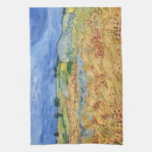 Vincent van Gogh - De velden / Vlakte bij Auvers Theedoek (Verticaal)