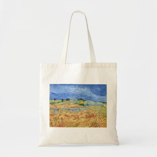 Vincent van Gogh - De velden / Vlakte bij Auvers Tote Bag (Voorkant)