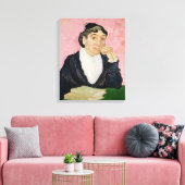 Vincent van Gogh | De vrouw uit Arles Canvas Afdruk (Insitu (Woonkamer))