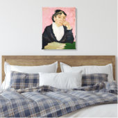 Vincent van Gogh | De vrouw uit Arles Canvas Afdruk (Insitu (Slaapkamer))