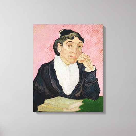 Vincent van Gogh | De vrouw uit Arles Canvas Afdruk (Voorkant)