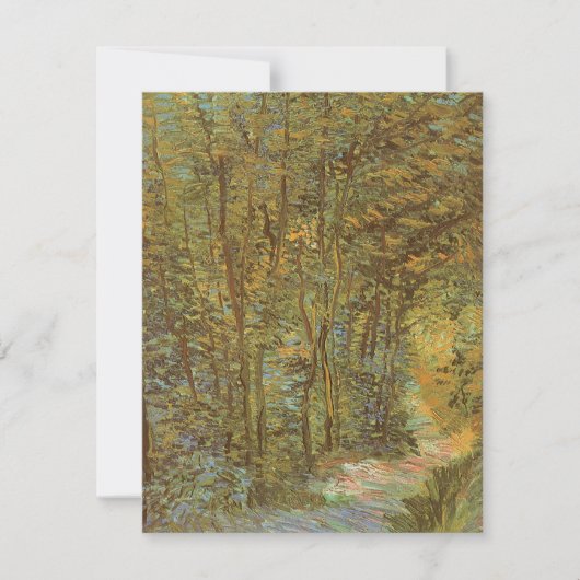 Vincent van Gogh - De weg in het Bos (Voorkant)