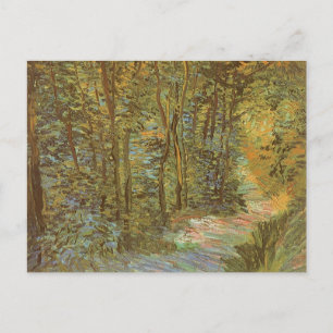 Vincent van Gogh - De weg in het Bos Briefkaart