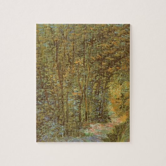 Vincent van Gogh - De weg in het Bos Legpuzzel (Verticaal)