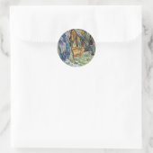 Vincent Van Gogh - De Wegherstellers - Fijne Kunst Ronde Sticker (Tas)