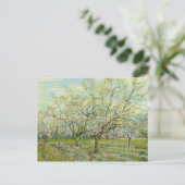 Vincent van Gogh - De Witte Orchard Briefkaart (Staand voorkant)