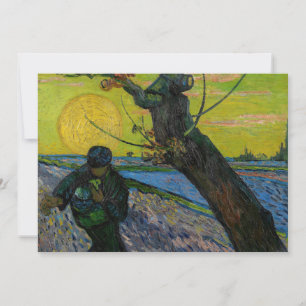 Vincent van Gogh - De Zaaiende Man Bedankkaart