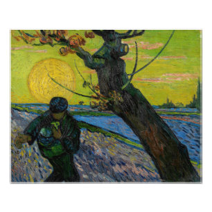 Vincent van Gogh - De Zaaiende Man Foto Afdruk